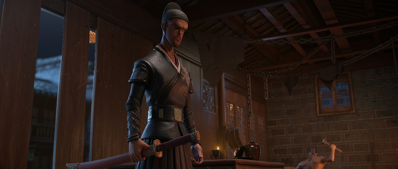 相忘于江湖 毕设渲染图