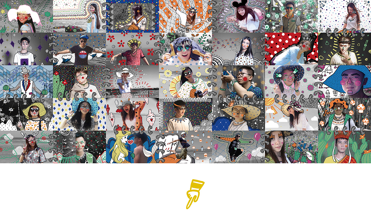 非个人｜展览插画集｜民大美院2016年下乡展插画海报集（图ZNTcxODEyODg=） - 艺术插画 - 站酷设计师硬核碧桃原创素材 - 站酷ZCOOL