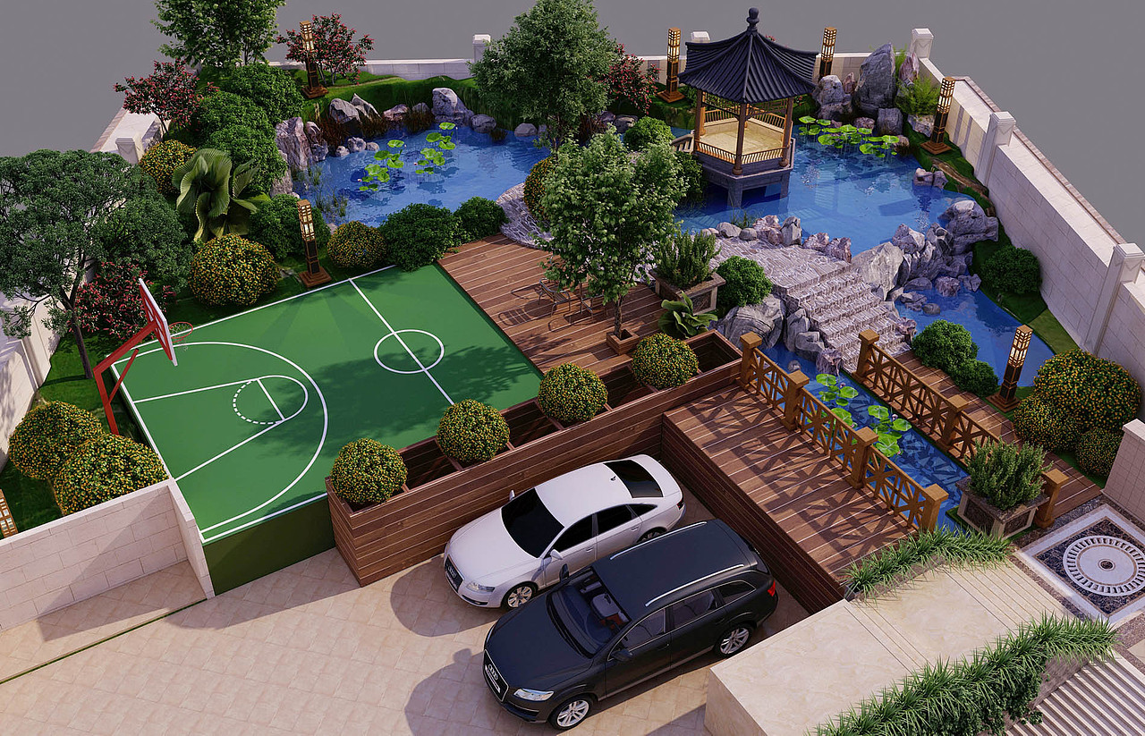 小景观效果图案例