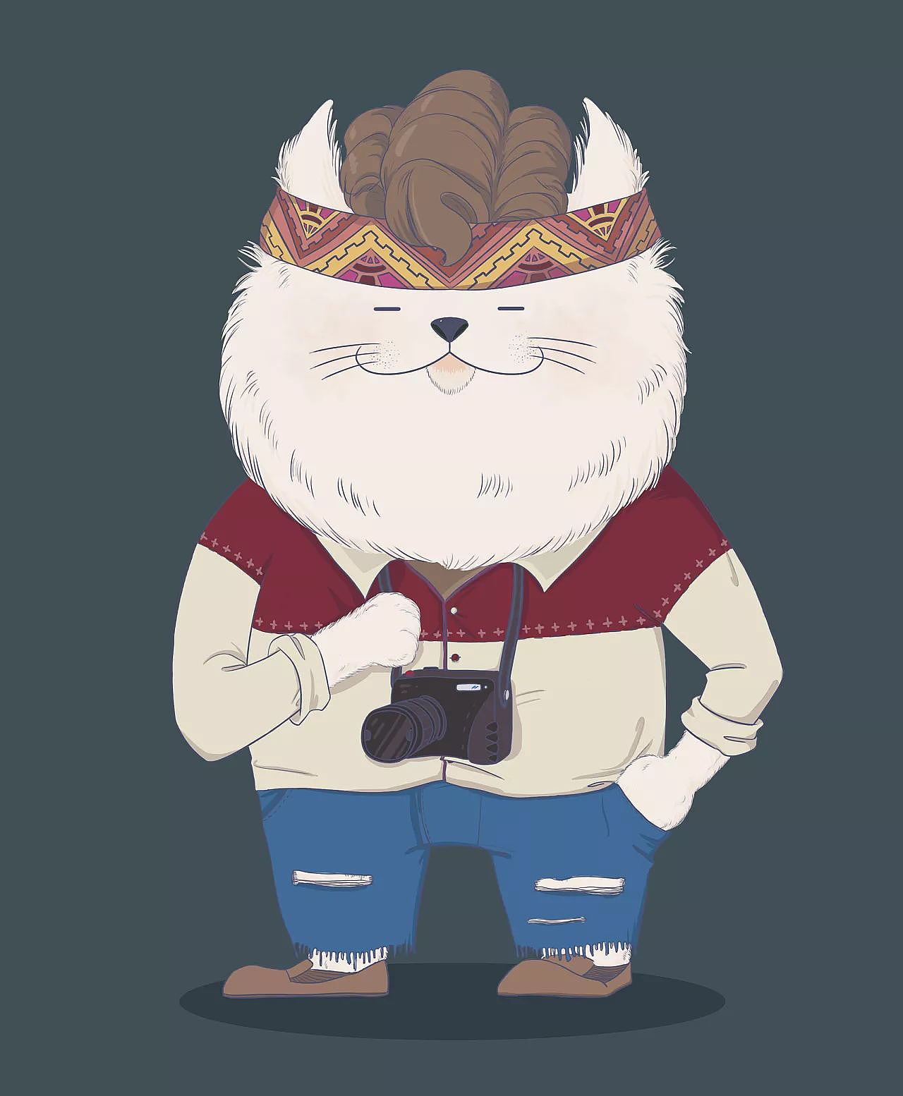 牛仔很忙的外表闷骚,内心浪贱的披头喵 没事对着来灵感的事物啪啪拍 风情万种的是他,专一暖心的也是他