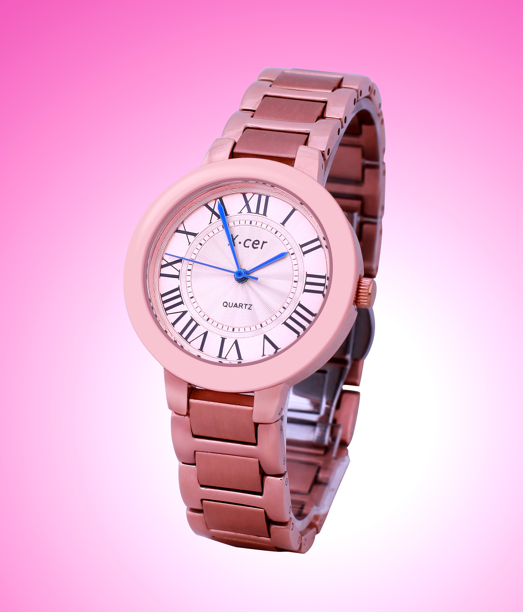 粉色手表精修