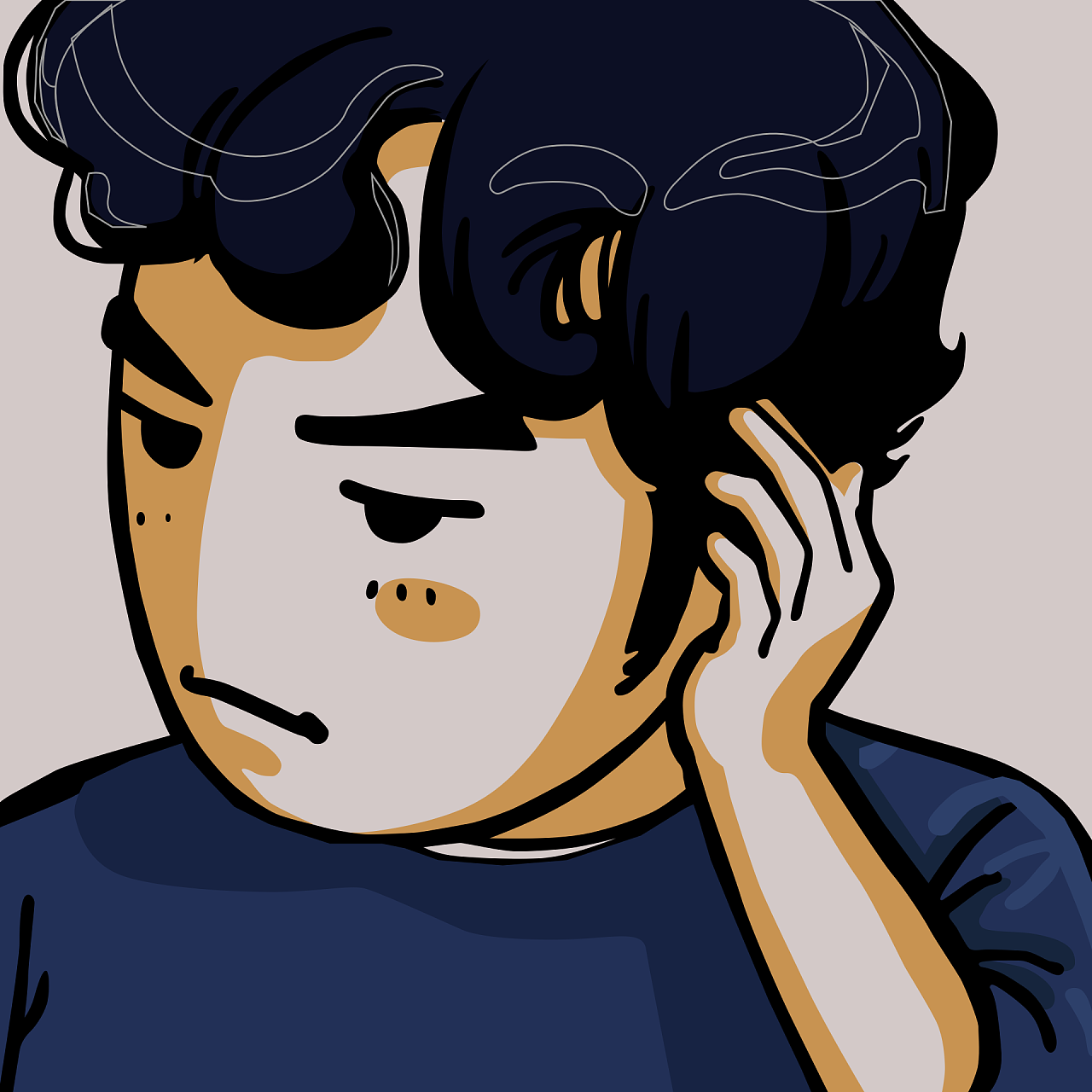 无聊画一张周杰伦第一张专辑jay