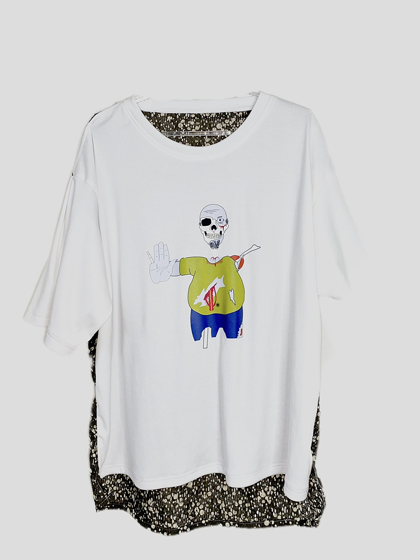 骷髅头可爱体恤meikeiin原创设计