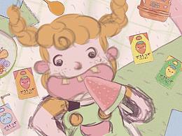 愛吃冰激凌 女孩