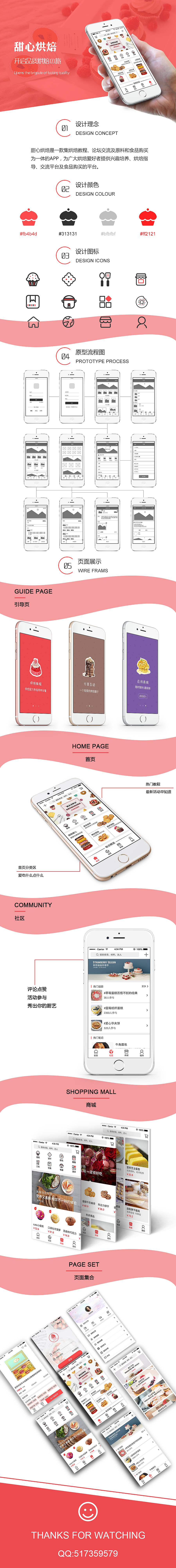 甜心烘焙APP（图ZNzQ2NDE0MzI=） - APP界面 - 站酷设计师W鹿鹿原创素材 - 站酷ZCOOL