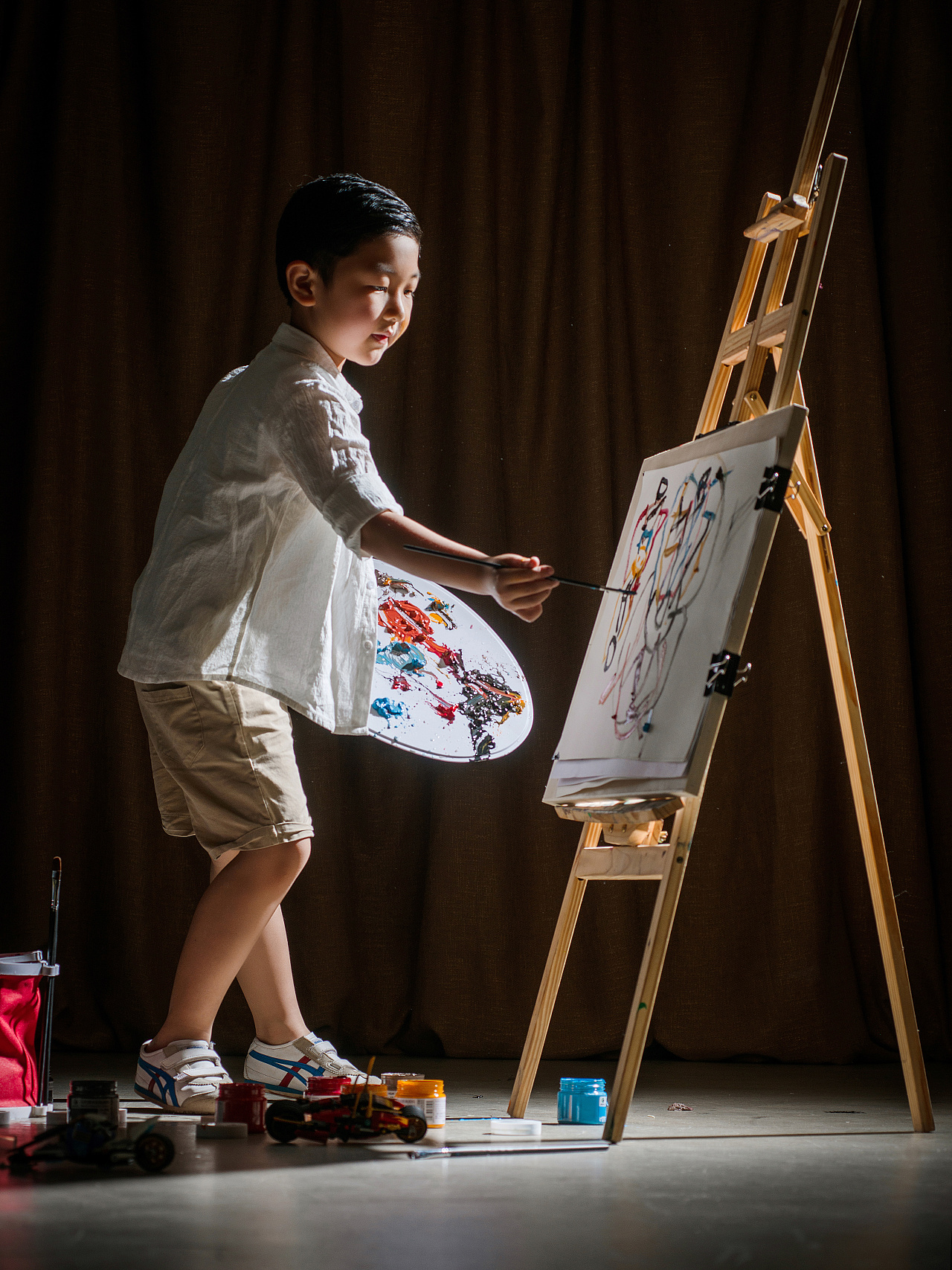 【只有在画画的时候最开心】