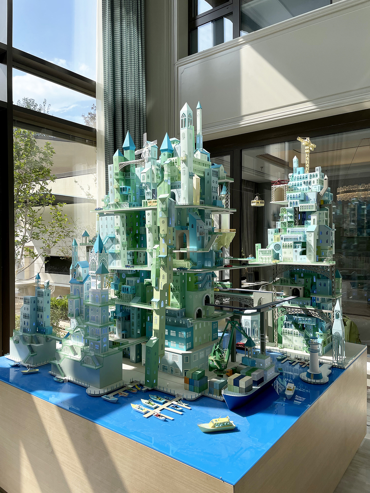 纸雕海上之城3（图ZMjcyMjg1MDI4） - 其他手工艺 - 站酷设计师尹利帅纸艺师原创素材 - 站酷ZCOOL