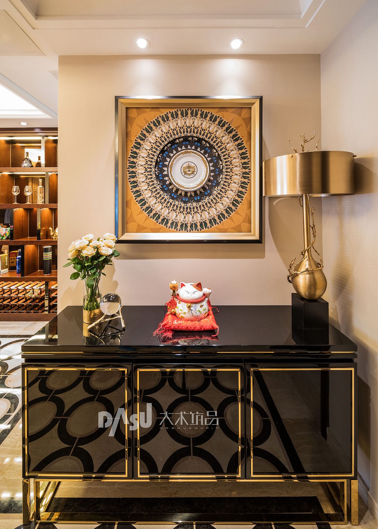 混搭-黑+金=天然的高级感（图ZMTM0MjkxNDM2） - 家装设计 - 站酷设计师大术筑品软装设计原创素材 - 站酷ZCOOL