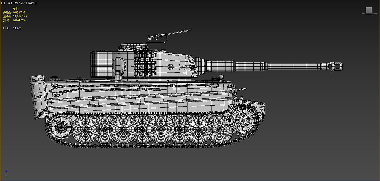 虎式坦克建模練習(xí)（圖ZMjEwMjQzNTA0） - 機械/交通 - 站酷設(shè)計師牧之悠原創(chuàng)素材 - 站酷ZCOOL