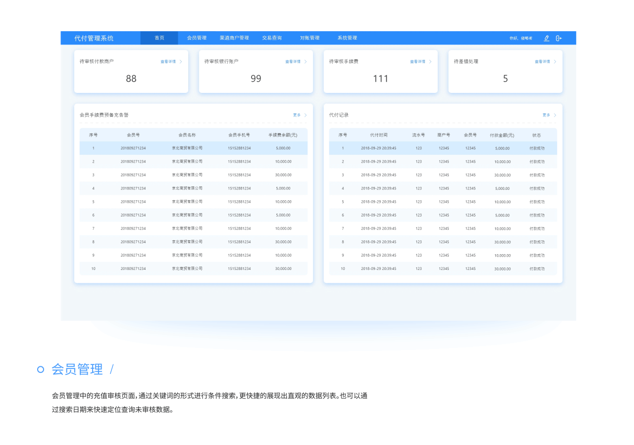 第三方交易代付系统（图ZMTUxMjc4OTg4） - 软件界面 - 站酷设计师Com先生原创素材 - 站酷ZCOOL