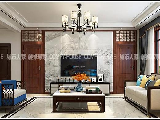  淄博城市人家|桓台橡树·玫瑰城二期新中式装饰装修