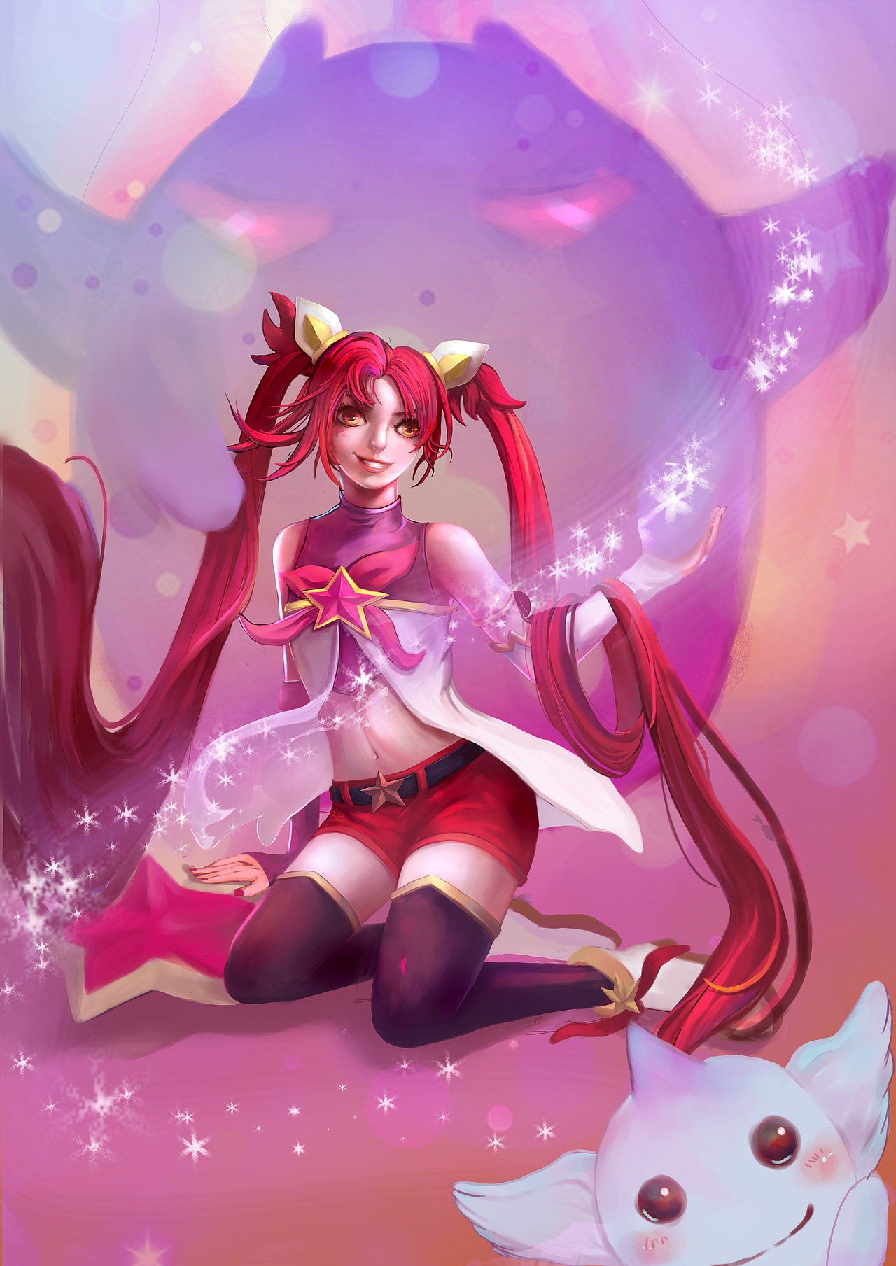 LOL-金克斯（图ZMTUyNjMwNjI4） - 游戏原画 - 站酷设计师脱线的蘑菇兔原创素材 - 站酷ZCOOL