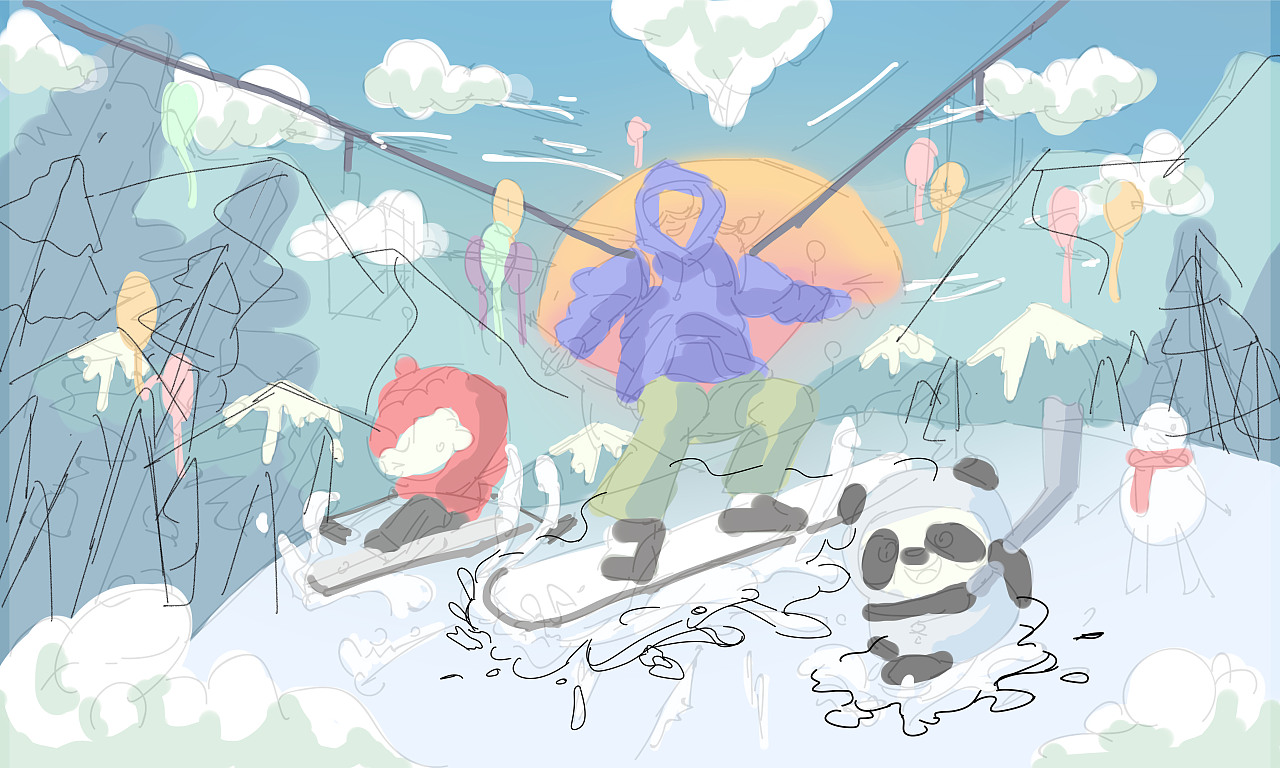 一起向未来（图ZMjg2ODExNzg0） - 商业插画 - 站酷设计师小飞小飞侠原创素材 - 站酷ZCOOL