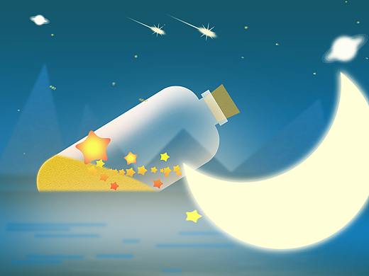 臨摹練習(xí)漂流瓶（個人主頁-ZMjU5Nzc4NDg=） - 創(chuàng)作習(xí)作 - 站酷設(shè)計師我在過馬路you原創(chuàng)素材 - 站酷ZCOOL