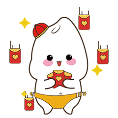 米小宝新年篇（图ZMjM1NDgyMjQ4） - 网络表情 - 站酷设计师超级航航原创素材 - 站酷ZCOOL