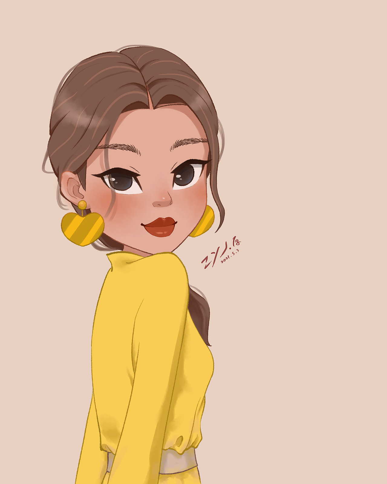 气质这一块儿拿捏的很到位（图ZMjUzNDczMzc2） - 创作习作 - 站酷设计师红豆芙蓉原创素材 - 站酷ZCOOL