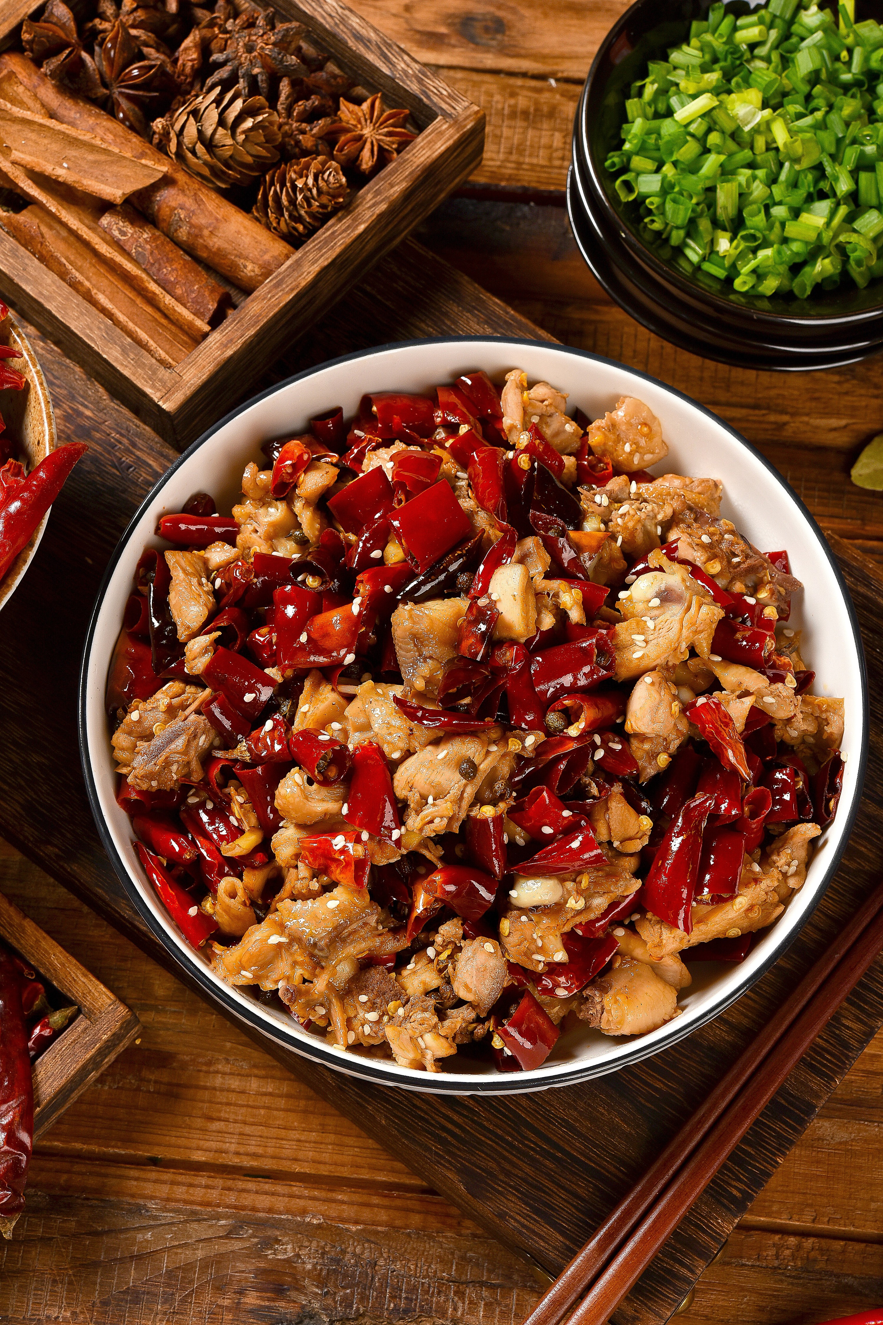 辣子鸡 x 美食摄影 x 创意美食-拾月文化