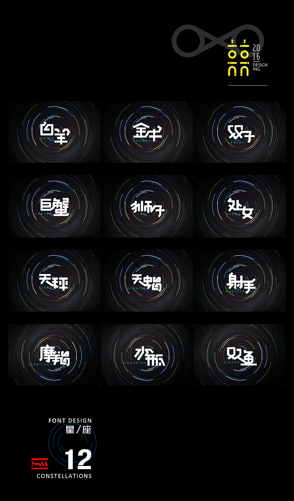 十二星座constellationdesign