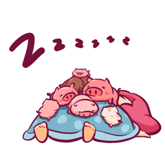 猪猪女孩表情包🐷（图ZMTU5Njc4NDg0） - 商业插画 - 站酷设计师lypping梁平平原创素材 - 站酷ZCOOL