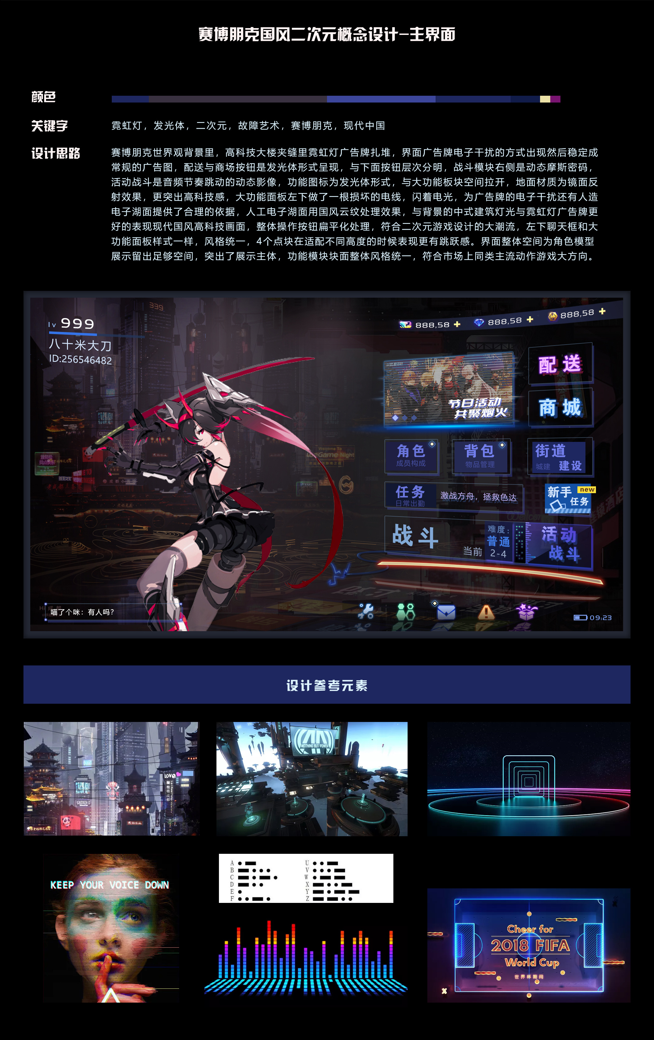 赛博朋克主界面