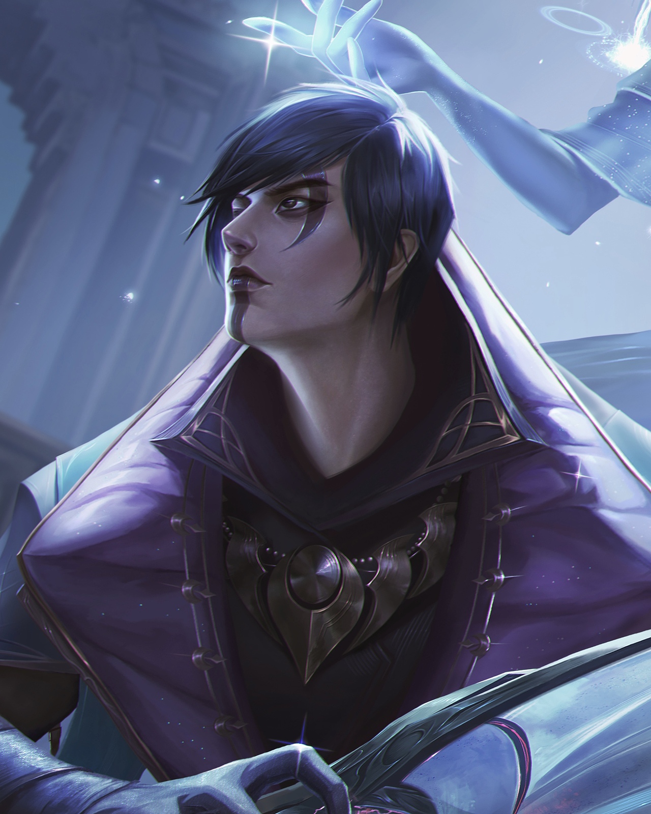 英雄联盟厄斐琉斯同人作品_画画的小b仔-站酷zcool