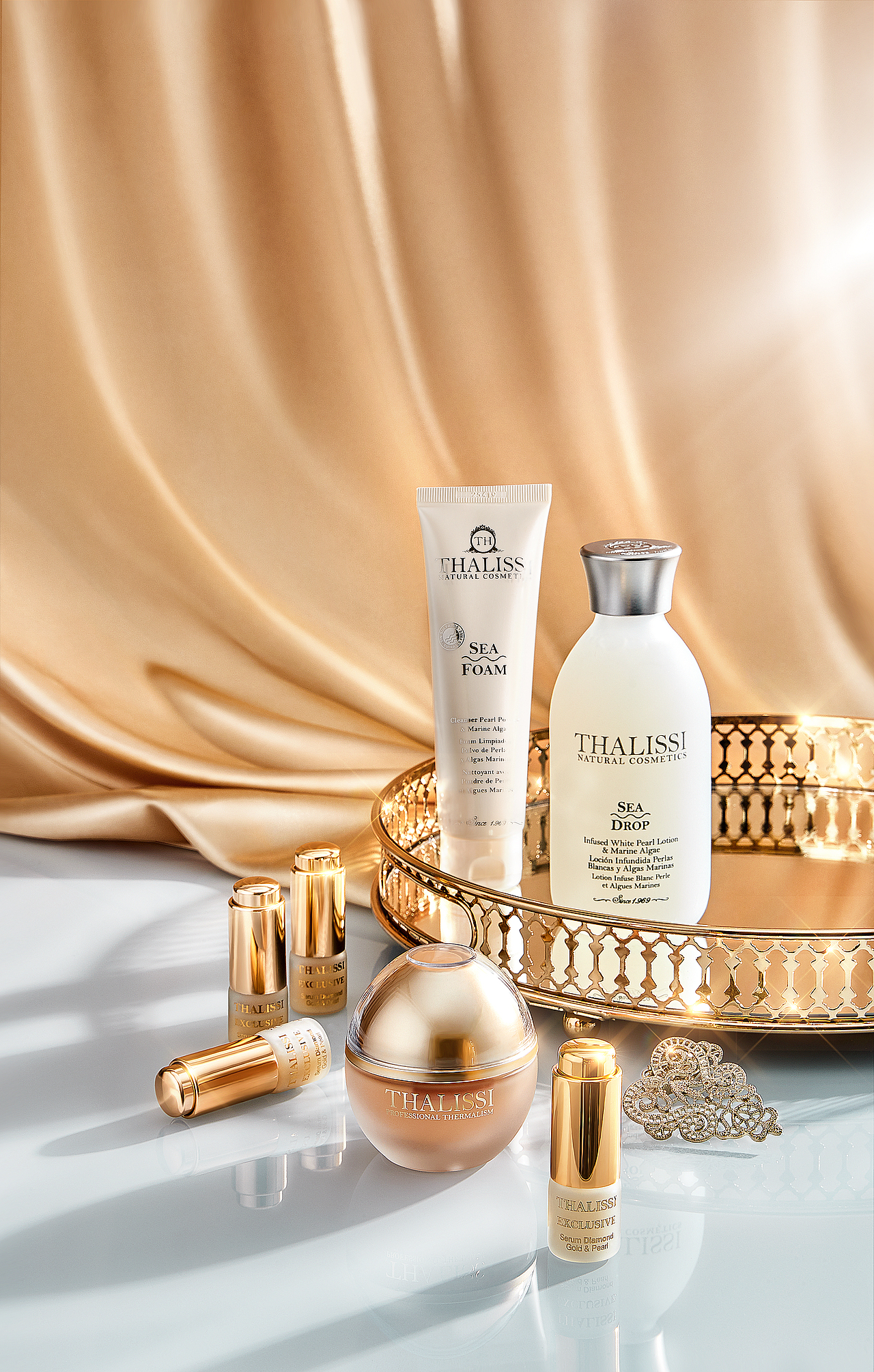 拍摄西班牙护肤产品