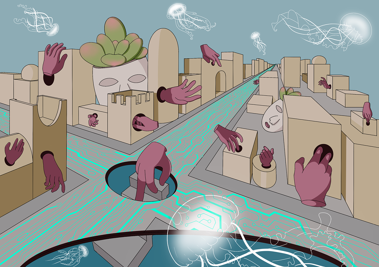 5g时代万物互联|插画|商业插画|caryyoung - 原创作品 - 站酷 (zcool)