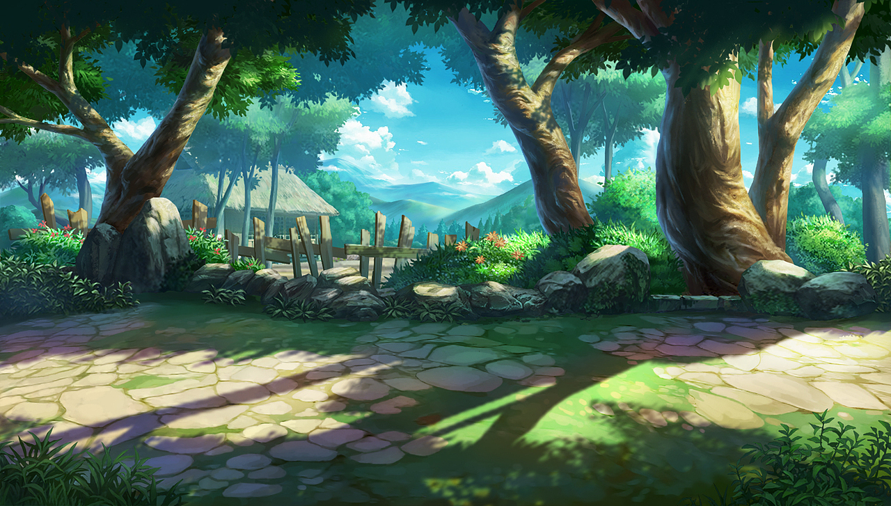 横版场景|插画|游戏原画|皮蛋小哈_原创作品-站酷zcool