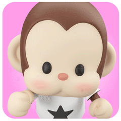LuckyMonkey3d表情包（图ZMzMwMTM2MDcy） - IP形象 - 站酷设计师瘦鱼567原创素材 - 站酷ZCOOL