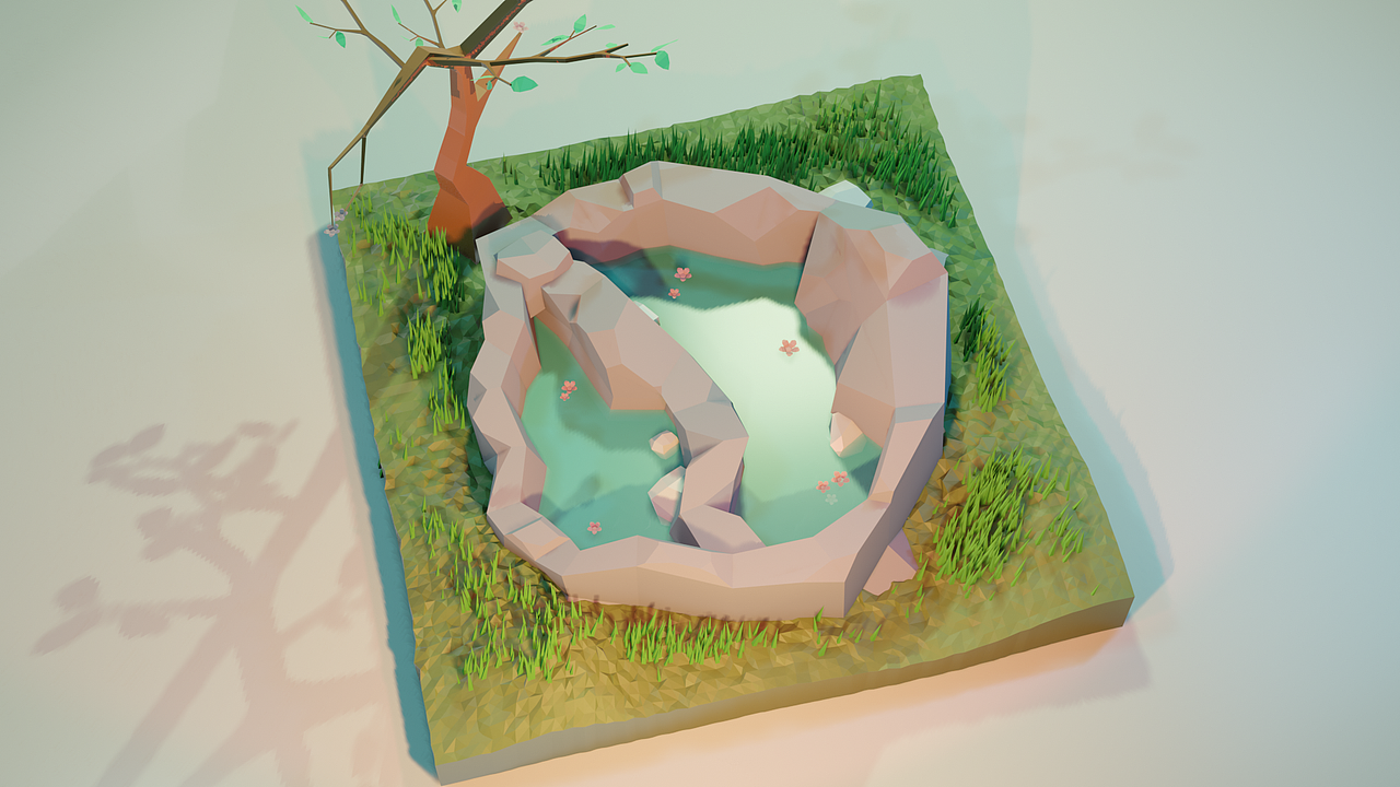 3d lowpoly练习（图ZMTU4MDYwMDcy） - 其他三维 - 站酷设计师ovlvo原创素材 - 站酷ZCOOL