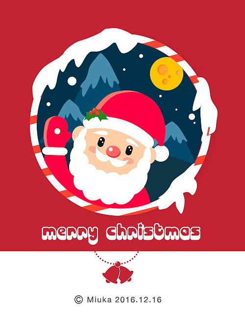 美瑞，美瑞克瑞斯莫斯（圣诞节小插画练习）