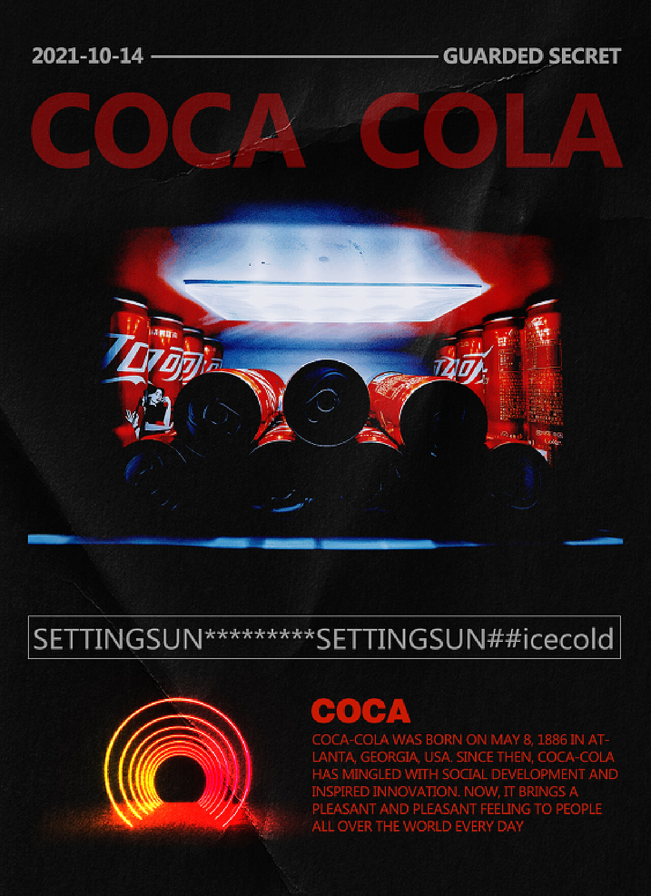 可口可乐复古插画海报|平面|海报|吊儿郎当正经人 - 原创作品 - 站酷 (ZCOOL)