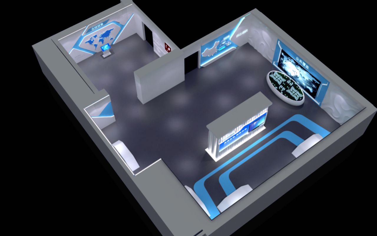 实力创新科技展厅（图ZMjE3NzkyODQ4） - 其他三维 - 站酷设计师思海设计原创素材 - 站酷ZCOOL