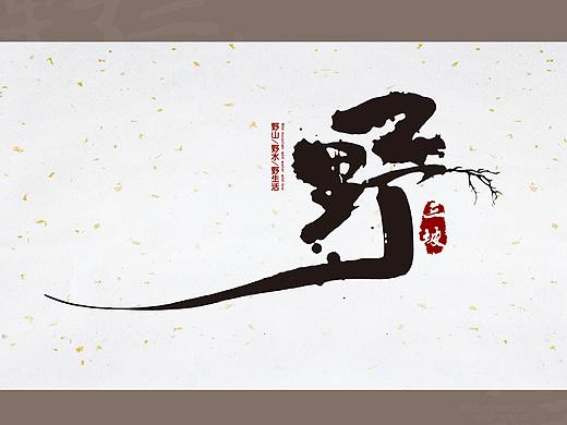野三坡景区LOGO、辅助图形