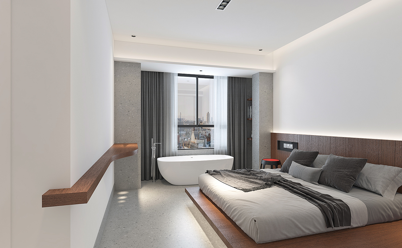 主卧 | Mulan公寓,大小空间设计研究室