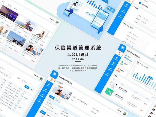 保险渠道管理后台页面设计