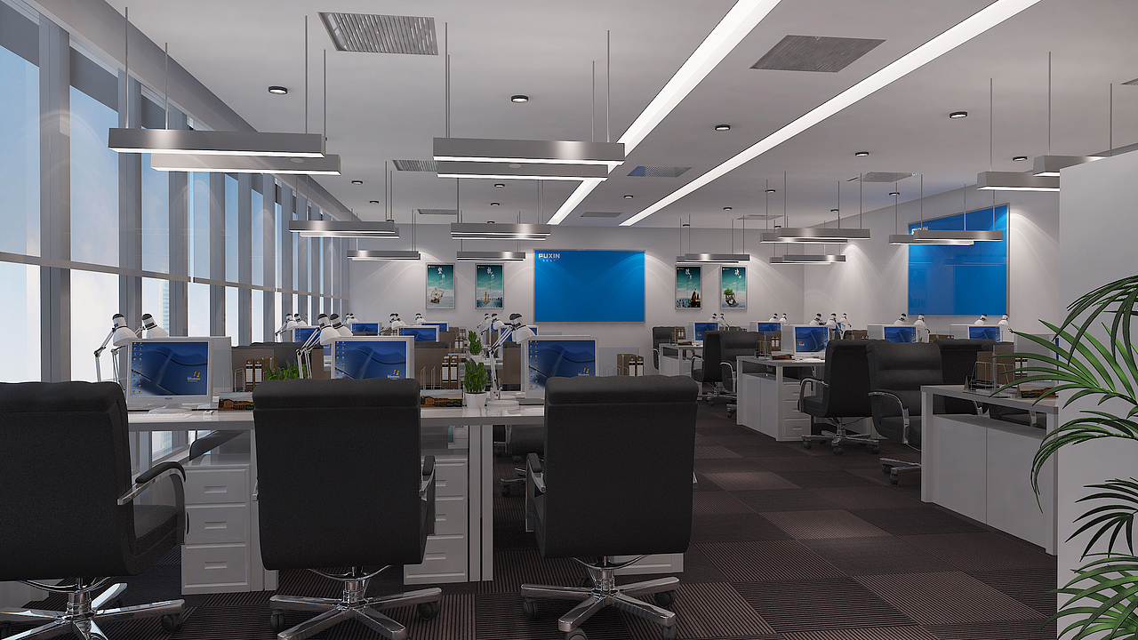 室内设计 办公空间设计 金融公司（图ZMjk3MjA2NDQ=） - 家装设计 - 站酷设计师秋琳原创素材 - 站酷ZCOOL