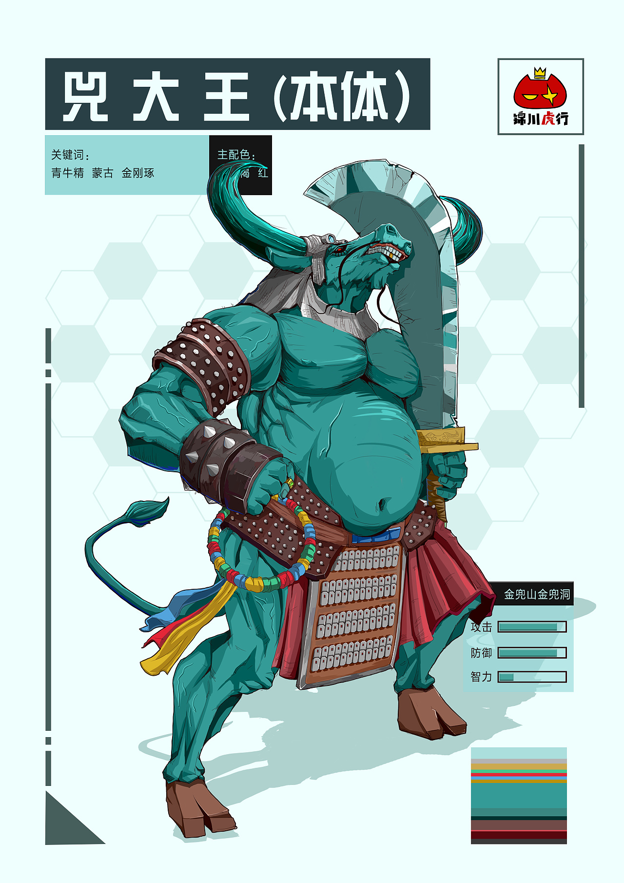 西游角色设计兕大王本体