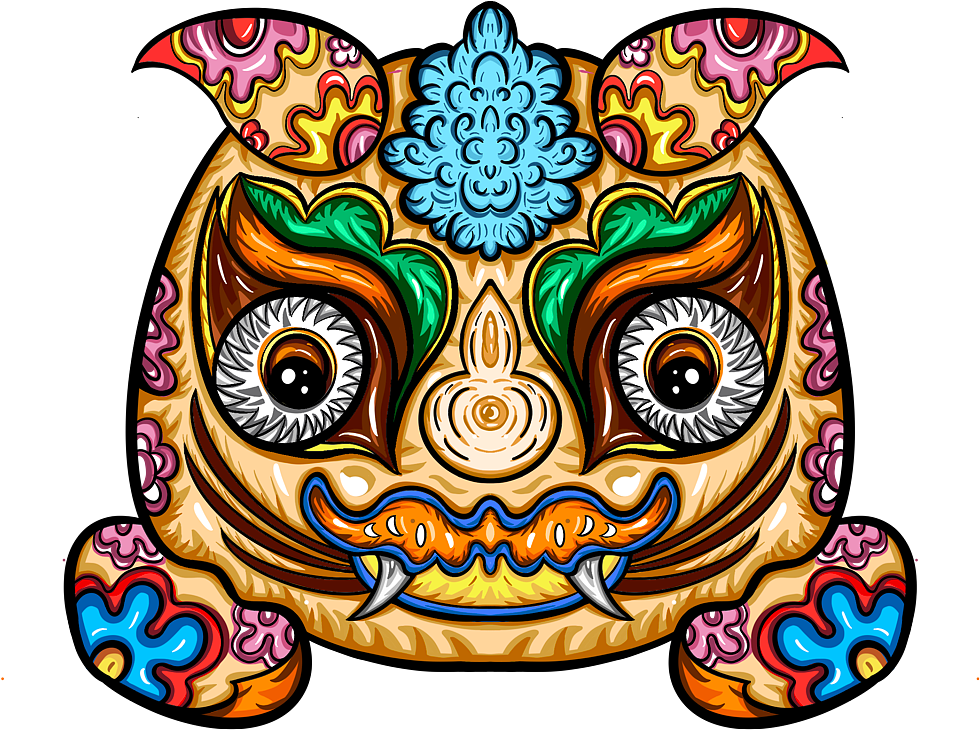 山西非遗布老虎形象设计|插画|艺术插画|猫野郡 - 原创作品 - 站酷