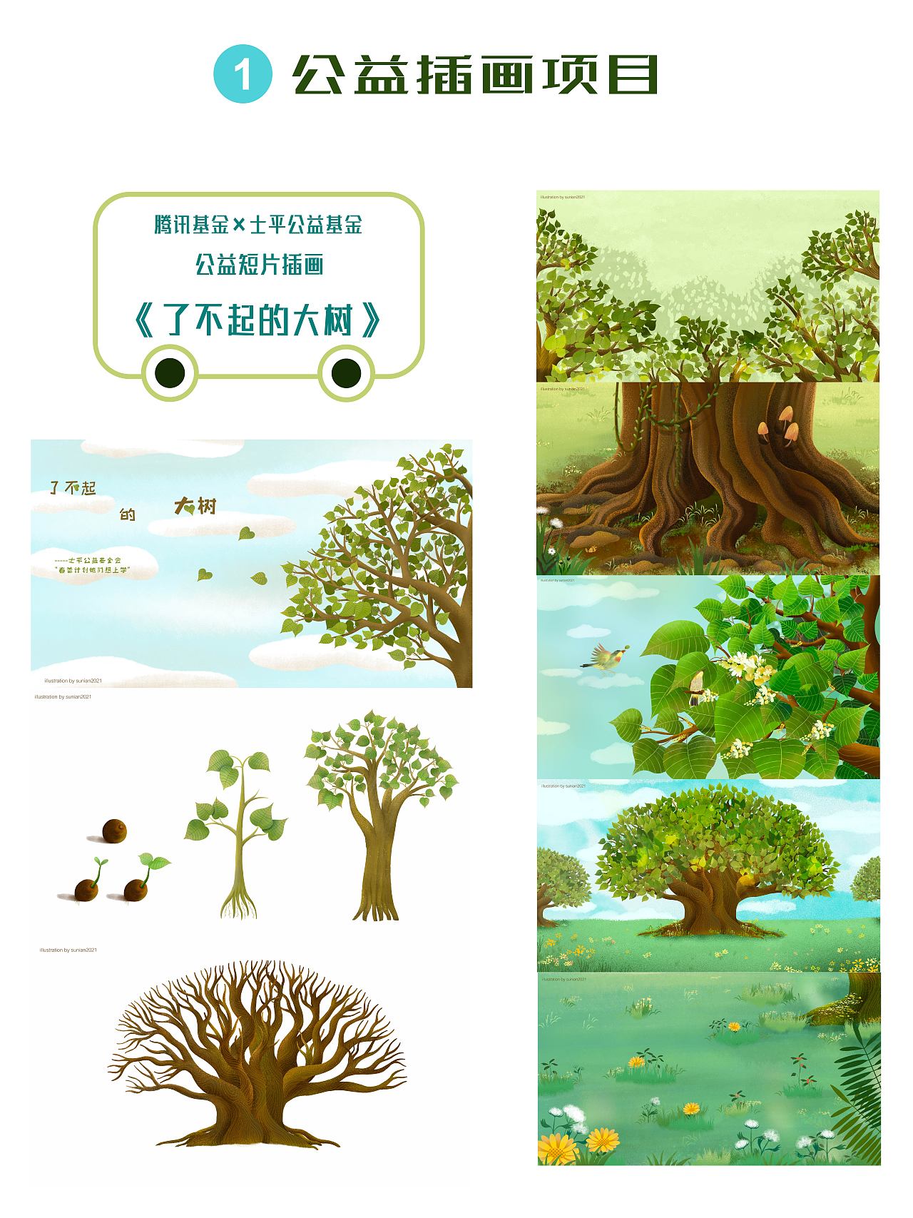 2021 SUNIAN商业插画总结（图ZMjgyNzc3NzMy） - 商业插画 - 站酷设计师C素年原创素材 - 站酷ZCOOL