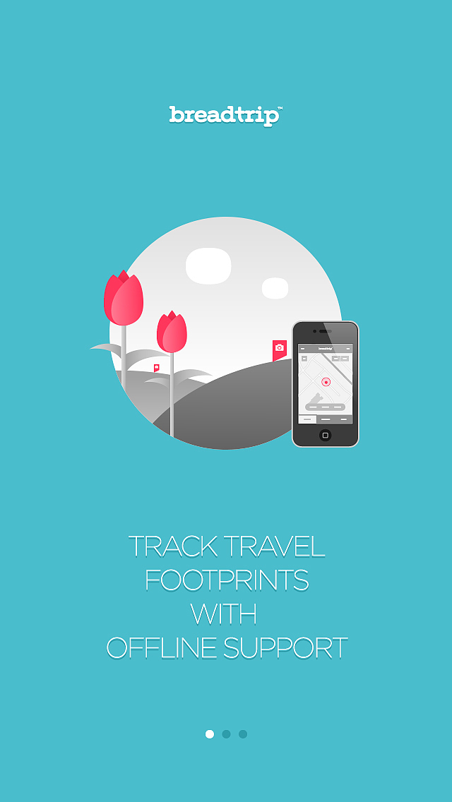 面包旅行Breadtrip - User Guide Screen for iPhone 5（图ZNzI2OTA0OA==） - 主题/皮肤 - 站酷设计师XiaolinChen原创素材 - 站酷ZCOOL