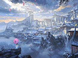 【雪城】 附带绘画过程