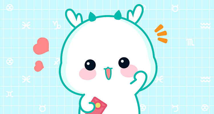 小青龙卡通形象表情包设计