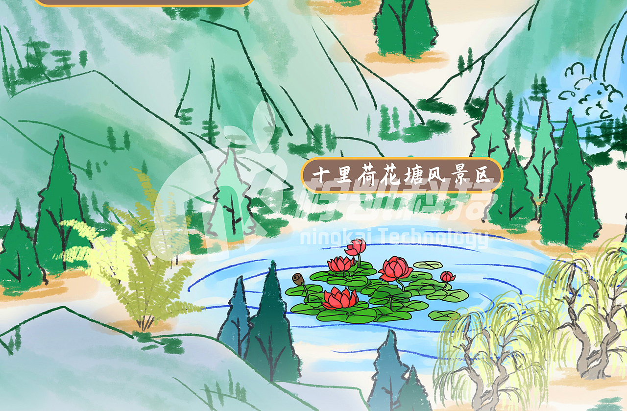 金华全域手绘地图（图ZMjYwNDAzMzAw） - 商业插画 - 站酷设计师手绘地图制作原创素材 - 站酷ZCOOL