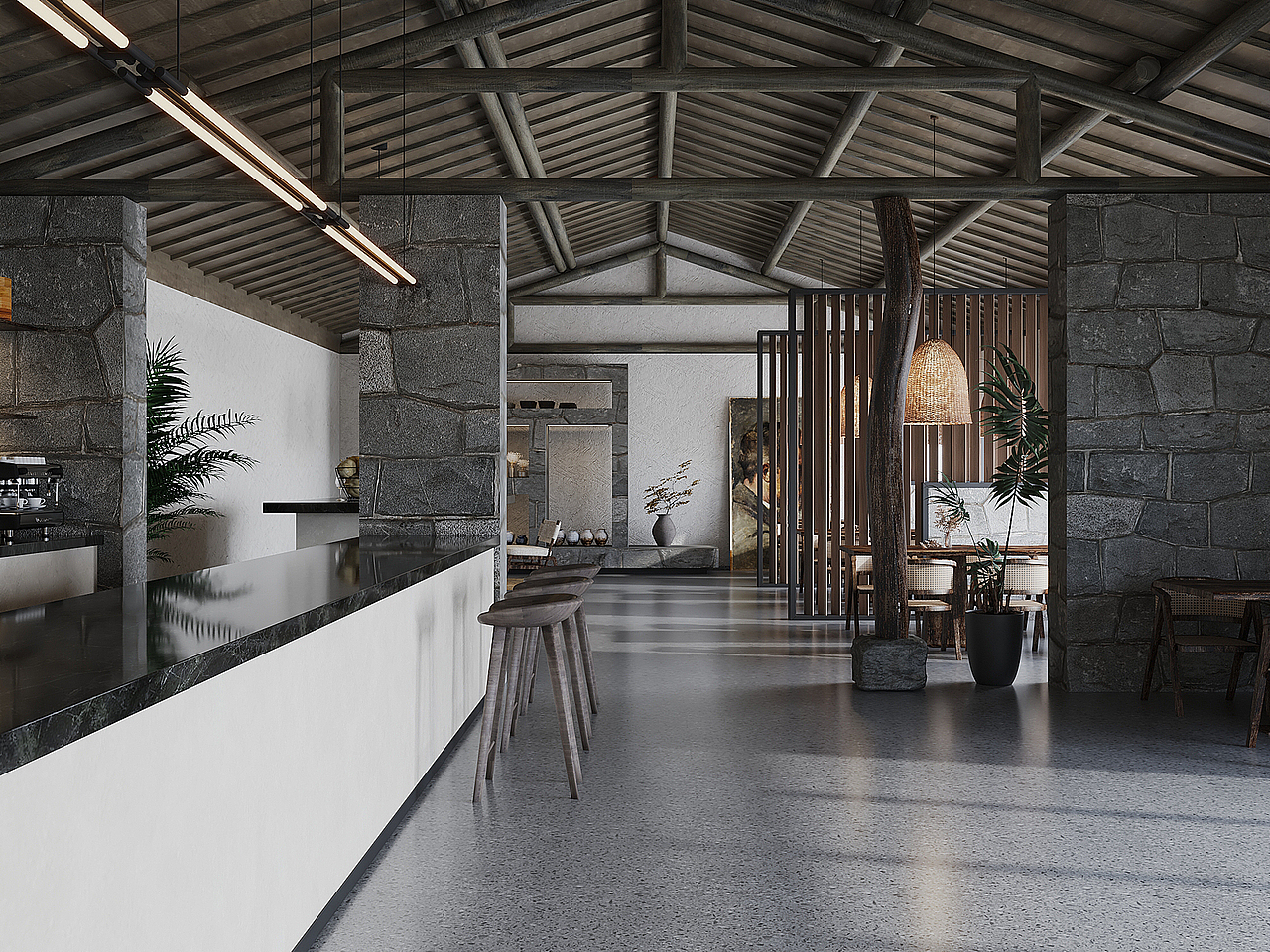 民宿招待（图ZMzQ1ODU2MDgw） - 商业空间设计 - 站酷设计师棟棟七原创素材 - 站酷ZCOOL