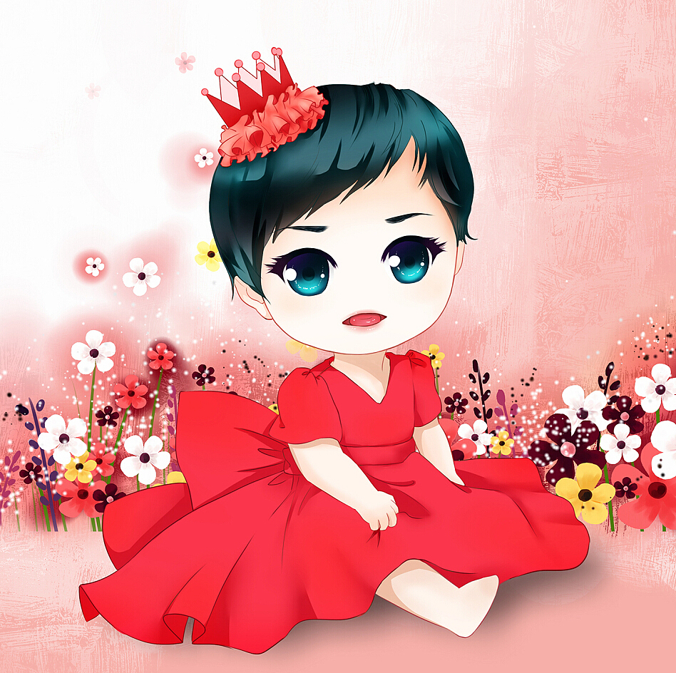 【q版】 给客户画的q版宝宝写真