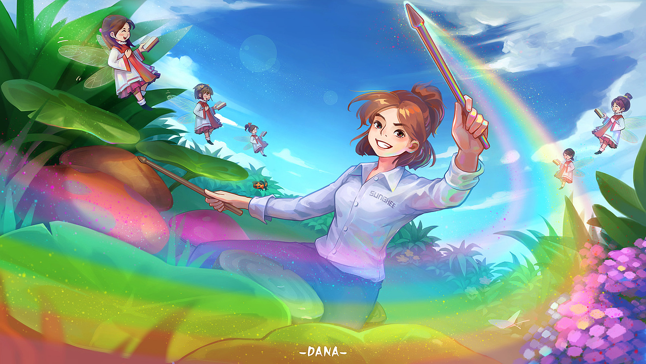 打鼓的女孩最酷了[z欢呼]（图ZMTY3MTM2NzU2） - 创作习作 - 站酷设计师Dana雷哈原创素材 - 站酷ZCOOL