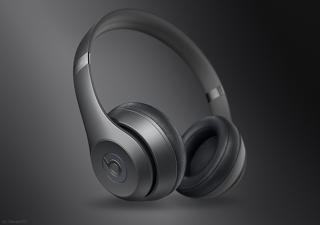 练习beats耳机渲染