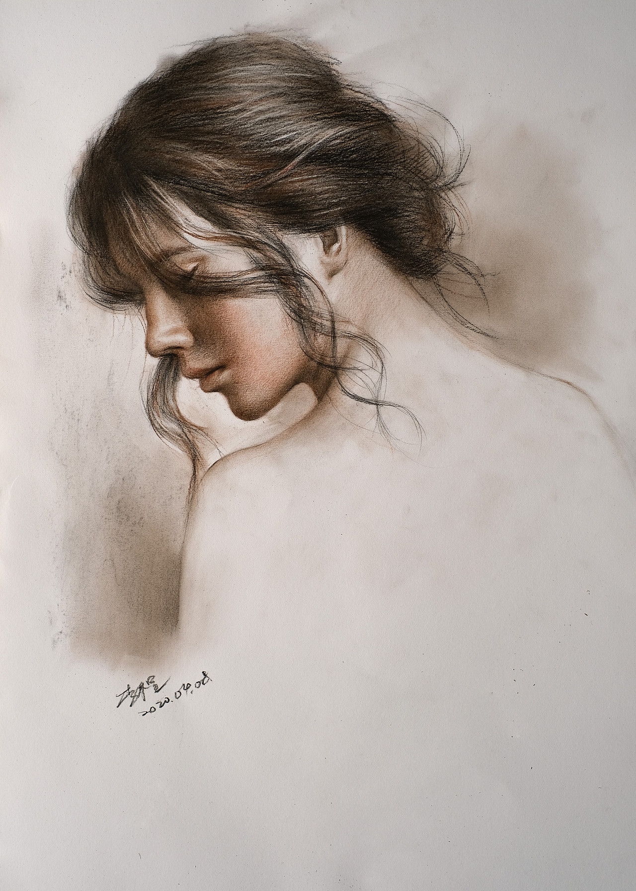 【棕色素描】一股浓浓的复古味