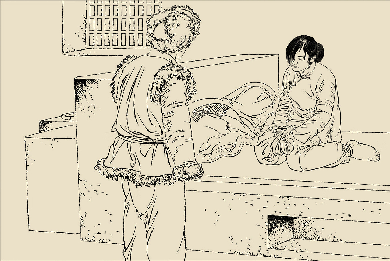 写实连环画 老连环画 肖刚漫画 场景速写 人物速写